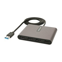 StarTech USB32HD4 zewnętrzna karta graficzna usb 1920 x 1080 px Szary