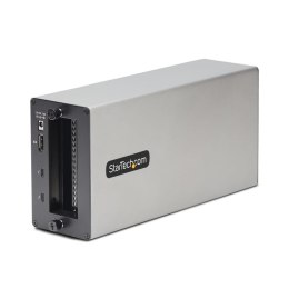 StarTech 2TBT3-PCIE-ENCLOSURE stacja dokująca Przewodowa Thunderbolt 3 Srebrny