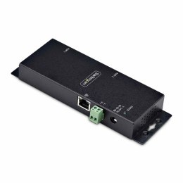 StarTech I23-SERIAL-ETHERNET konwerter szeregowy/repeater/izolator RS-232 RJ-45 Czarny