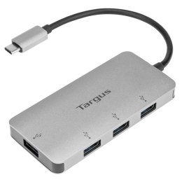 Targus ACH226EU huby i koncentratory USB 3.2 Gen 1 (3.1 Gen 1) Type-C 5000 Mbit/s Srebrny