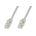 Techly ICOC CCA5U-005T kabel sieciowy Szary 0,5 m Cat5e U/UTP (UTP)