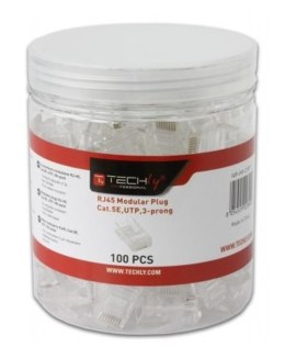 Techly IWP-JAR-C5RTY wtyczka RJ45 Przezroczysty