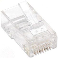 Techly IWP-JAR-C6RTY wtyczka RJ45 Przezroczysty