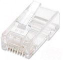 Techly IWP-JAR-C6RTY wtyczka RJ45 Przezroczysty