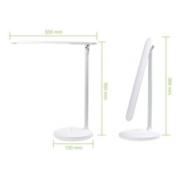 Techly I-LAMP-DSK9 lampa stołowa 3 W LED G Biały