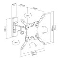 Techly ICA-PLB-400STY 106,7 cm (42") Czarny