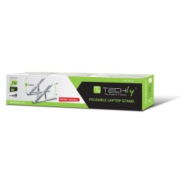 Techly ICA-TBL 134TY stojak na laptop Podstawka na notebooka Srebrny 40,6 cm (16