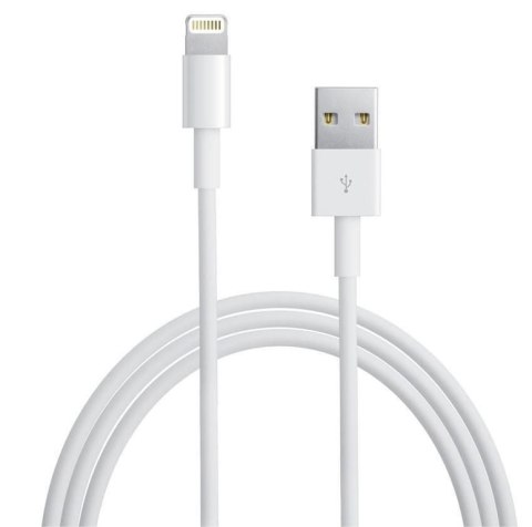 Techly ICOC-APP-8WHTY2 kabel Lightning 1 m Biały