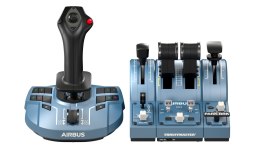 Thrustmaster TCA Captain Pack X Airbus Edition Czarny, Szary USB Joystick + dźwignia sterowania silnikiem Analogowy PC, Xbox