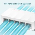 TP-Link LS1005 łącza sieciowe Nie zarządzany Fast Ethernet (10/100) Biały