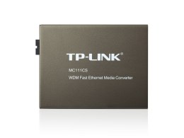 TP-Link MC111CS konwerter sieciowy 1000 Mbit/s 1550 nm Pojedynczy Czarny