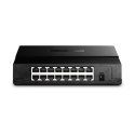 TP-Link TL-SF1016D łącza sieciowe Fast Ethernet (10/100) Czarny