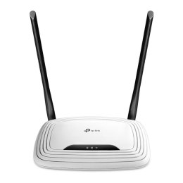 TP-Link TL-WR841N router bezprzewodowy Fast Ethernet Jedna częstotliwości (2,4 GHz) Czarny, Biały