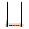 TP-Link TL-WR841N router bezprzewodowy Fast Ethernet Jedna częstotliwości (2,4 GHz) Czarny, Biały