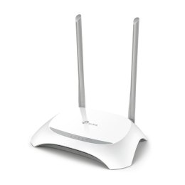 TP-Link TL-WR850N router bezprzewodowy Fast Ethernet Jedna częstotliwości (2,4 GHz) Szary, Biały