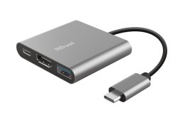 Trust Dalyx USB 3.2 Gen 1 (3.1 Gen 1) Type-C 5 Mbit/s Aluminium, Czarny