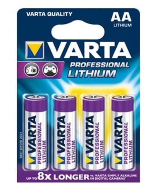 Varta 4x AA Lithium Jednorazowa bateria Lit