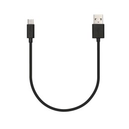 Veho VCL-002-C-20CM kabel USB 0,2 m USB A USB C Czarny