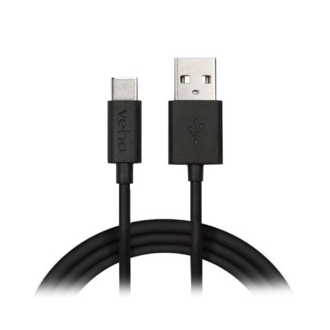 Veho VCL-003-C-1M kabel USB USB A USB C Czarny