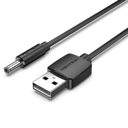 Vention CEXBF kabel zasilające Czarny 1 m USB A DC 3.5mm