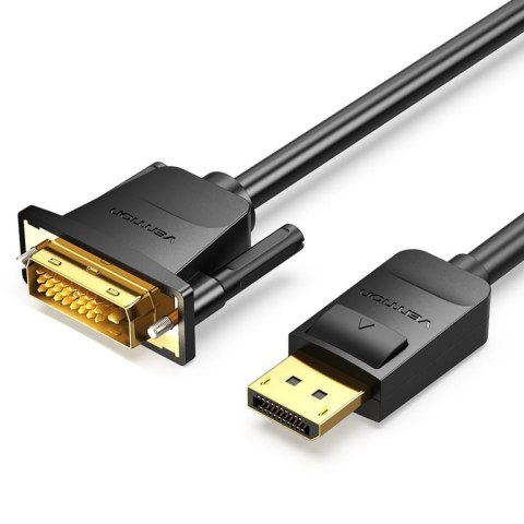 Vention HAFBH adapter kablowy 1 m DisplayPort DVI Czarny