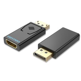 Vention HBKB0 zmieniacz płci / kabli DP HDMI Czarny