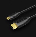 Vention VAA-D03-B300 kabel HDMI 1 m HDMI Typu D (Micro) HDMI Typu A (Standard) Czarny