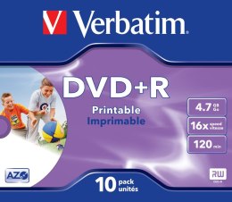 Verbatim 43508 płyta DVD 4,7 GB DVD+R 10 szt.