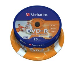 Verbatim 43538 płyta DVD 4,7 GB DVD-R 25 szt.