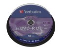 Verbatim 43666 płyta DVD 8,5 GB DVD+R DL 10 szt.