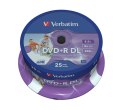 Verbatim 43667 płyta DVD 8,5 GB DVD+R DL 25 szt.