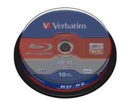 Verbatim BD-RE SL 25GB 2x 10 Pack Spindle 10 szt.