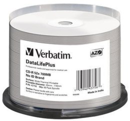 Verbatim CD-R 52x DataLifePlus 700 MB 50 szt.