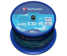 Verbatim CD-R AZO Crystal 700 MB 52x 50 szt.