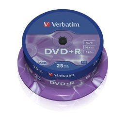 Verbatim DVD+R Matt Silver 4,7 GB 25 szt.