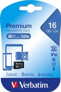 Verbatim Premium 16 GB MicroSDHC Klasa 10