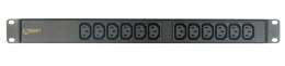 Vertiv EGVHVRN122-104C13UK-V rozdzielacz zasilania PDU 12 x gniazdo sieciowe Czarny