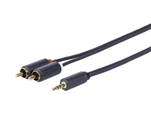 Vivolink PROMJRCA1 kabel audio 1 m 3.5mm 2 x RCA Czarny