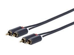 Vivolink PRORCARCA0.5 kabel audio 0,5 m 2 x RCA Czarny