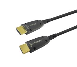 Vivolink PROHDMIOP100AM kabel HDMI 100 m HDMI Typu A (Standard) Czarny