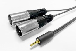 Vivolink PROMJXLRS15 kabel audio 15 m 3.5mm 2 x XLR Czarny