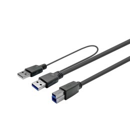 Vivolink PROUSB3AB15C kabel USB 15 m USB 3.2 Gen 1 (3.1 Gen 1) USB A USB B Czarny