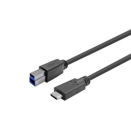 Vivolink PROUSBCBMM12.5 kabel USB 12,5 m USB 3.2 Gen 1 (3.1 Gen 1) USB C USB B Czarny