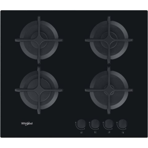 Whirlpool AKT 616/NB płyta kuchenna Czarny Wbudowany 60 cm Gaz 4 stref(y)