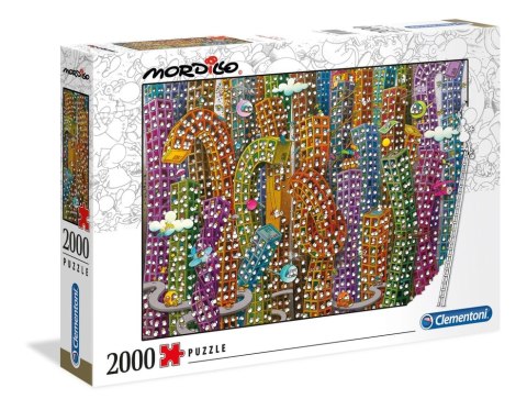 Clementoni 32565 puzzle Puzzle układanka 2000 szt. Budynki