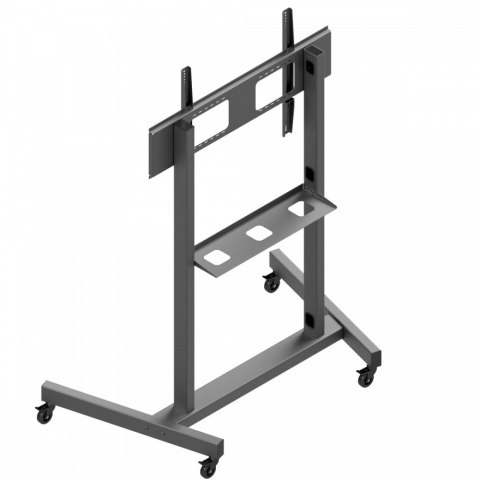 Edbak TR19 Wózek z półką do monitorów 55-110 cali VESA 100×100 - 1000×600 130 kg 1130-1510 mm