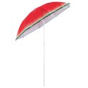 Parasol ogrodowy plażowy regulowany 150cm łamany arbuz