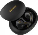 Sencor Słuchawki douszne bluetooth SEP 560BT BK, BT 5.3, czas 6h, 40mAh