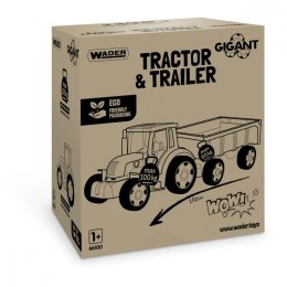 Wader Traktor z przyczepą 120 cm Gigant pudełko