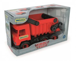 Wader Wywrotka czerwona Middle Truck w kartonie